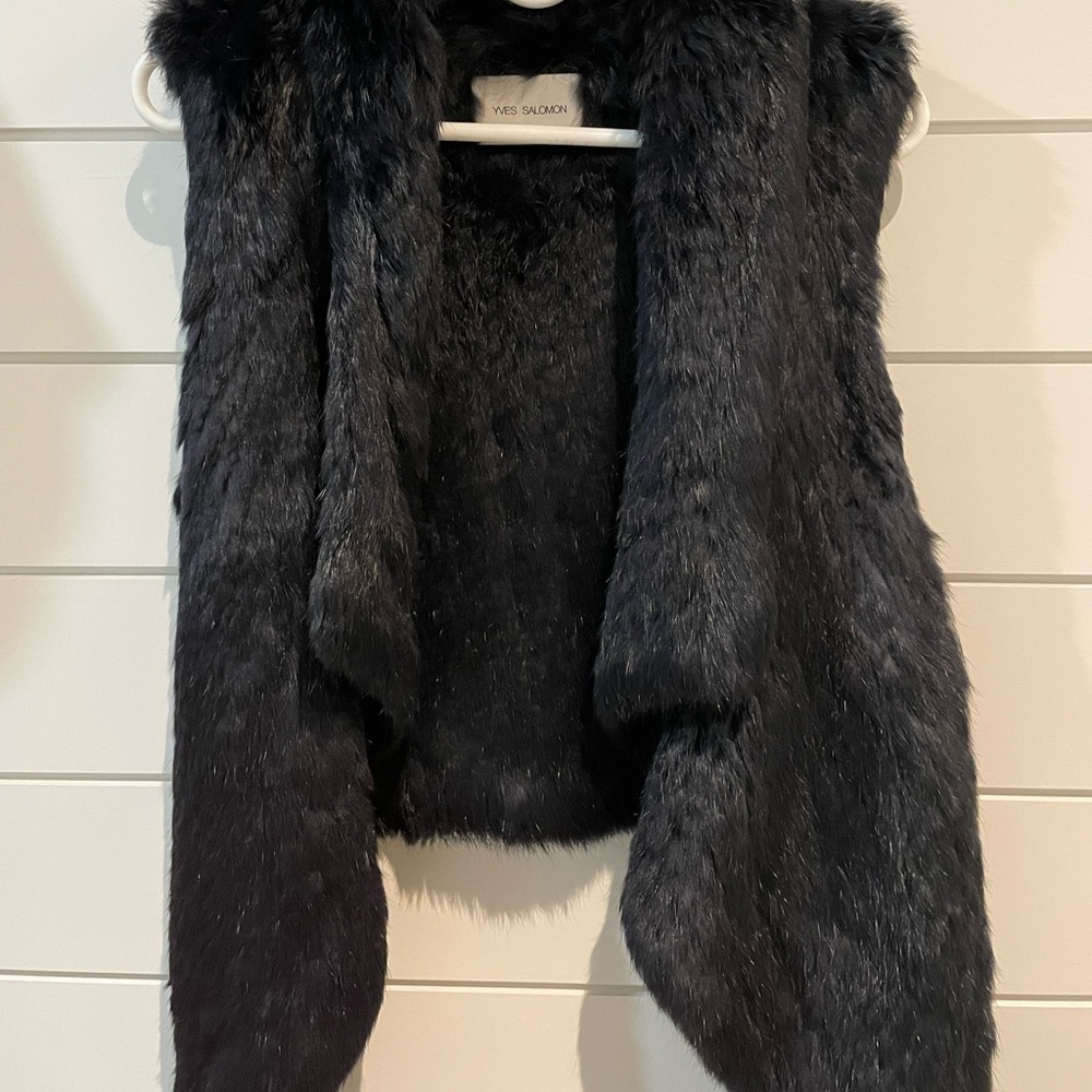 Yves Salomon Rabbit Vest